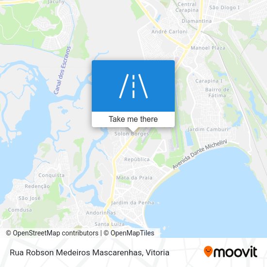 Rua Robson Medeiros Mascarenhas map