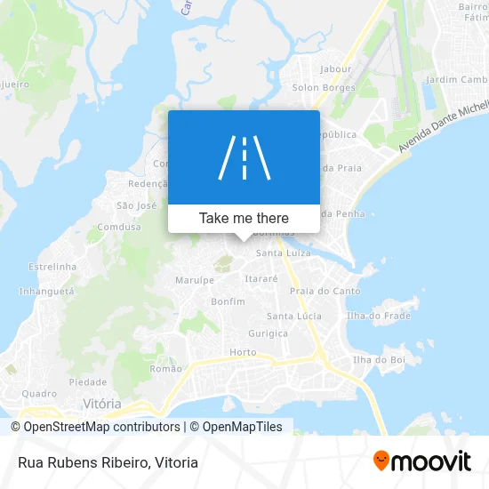 Rua Rubens Ribeiro map