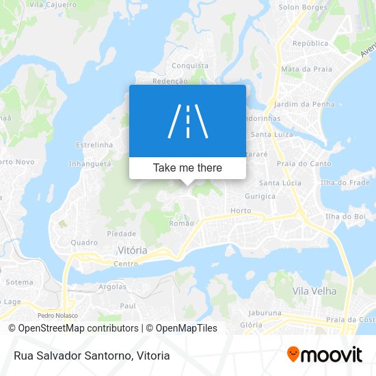 Rua Salvador Santorno map