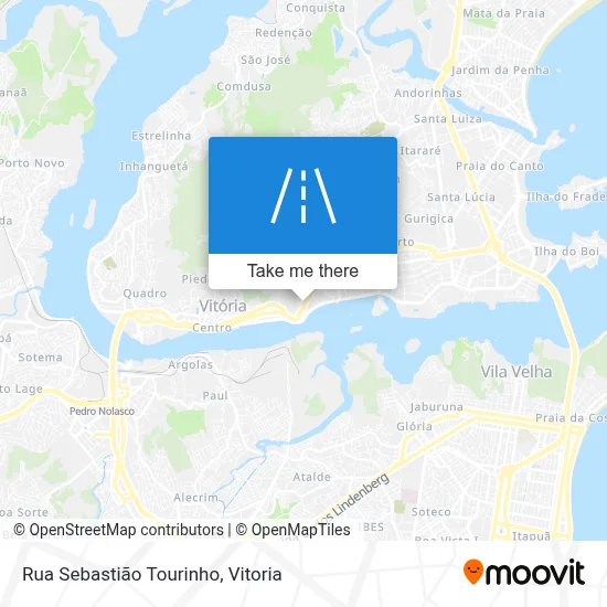 Rua Sebastião Tourinho map