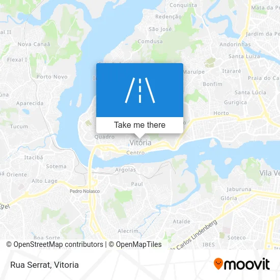 Rua Serrat map