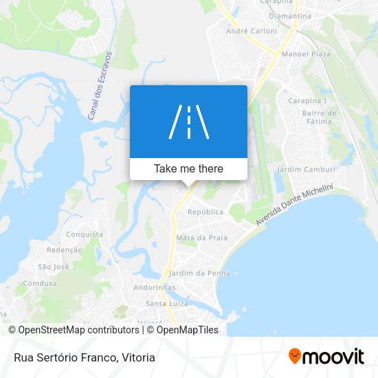 Rua Sertório Franco map