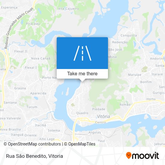 Rua São Benedito map