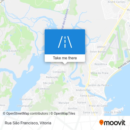 Rua São Francisco map