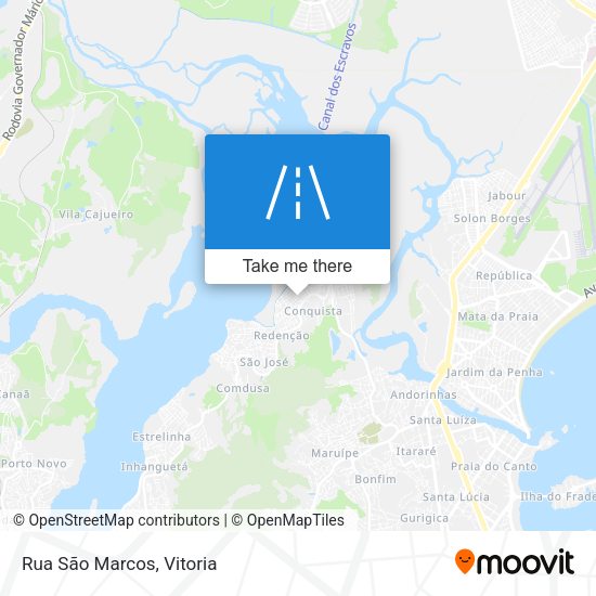 Rua São Marcos map