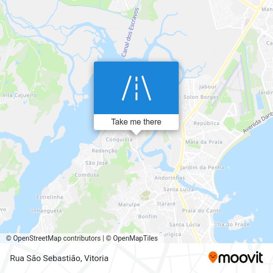 Rua São Sebastião map