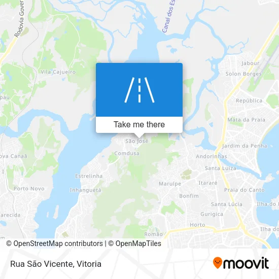 Rua São Vicente map