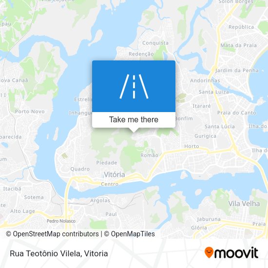 Rua Teotônio Vilela map