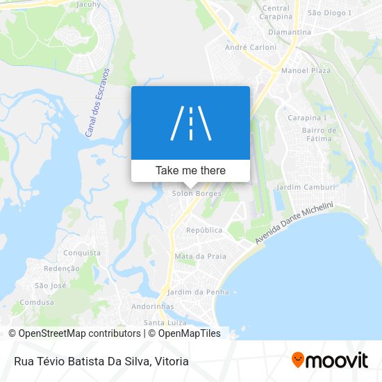 Rua Tévio Batista Da Silva map