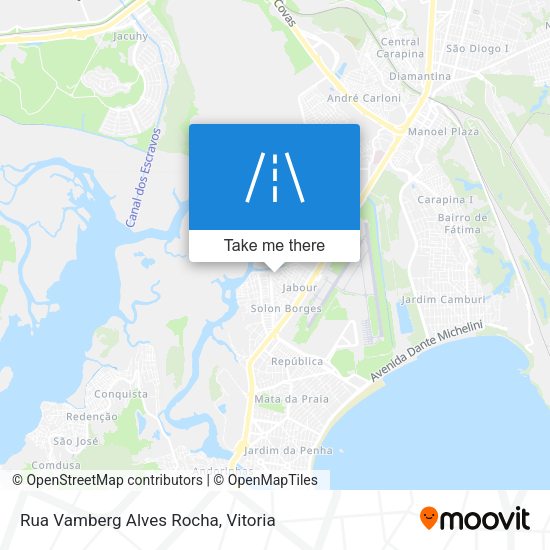 Rua Vamberg Alves Rocha map