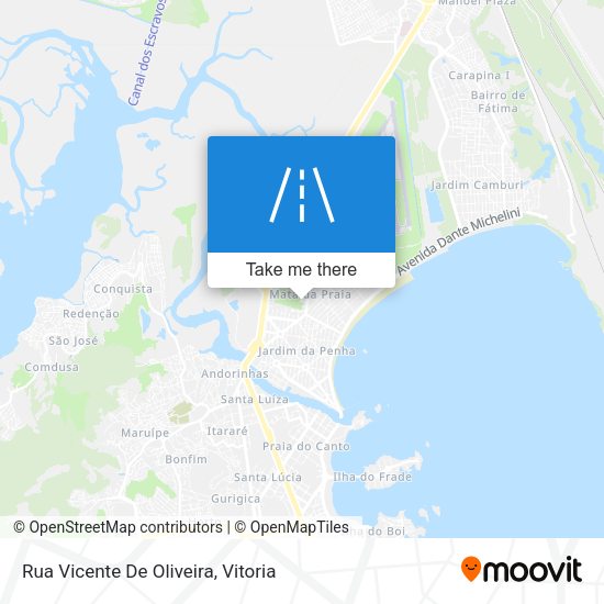 Rua Vicente De Oliveira map