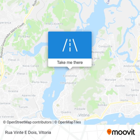 Rua Vinte E Dois map