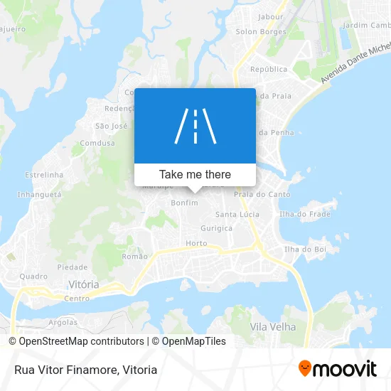 Rua Vitor Finamore map