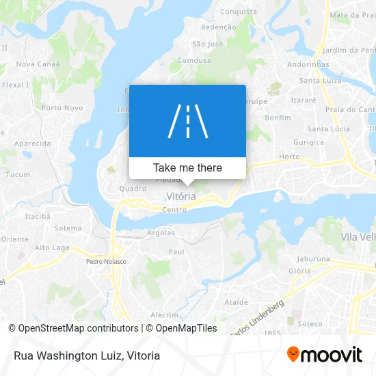 Rua Washington Luiz map