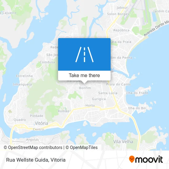 Rua Wellste Guida map