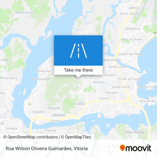 Rua Wilson Oliveira Guimarães map