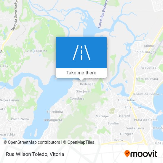 Rua Wilson Toledo map