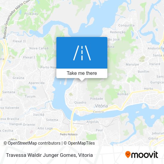 Travessa Waldir Junger Gomes map
