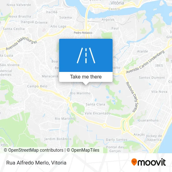 Rua Alfredo Merlo map