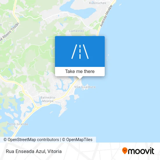 Rua Enseada Azul map