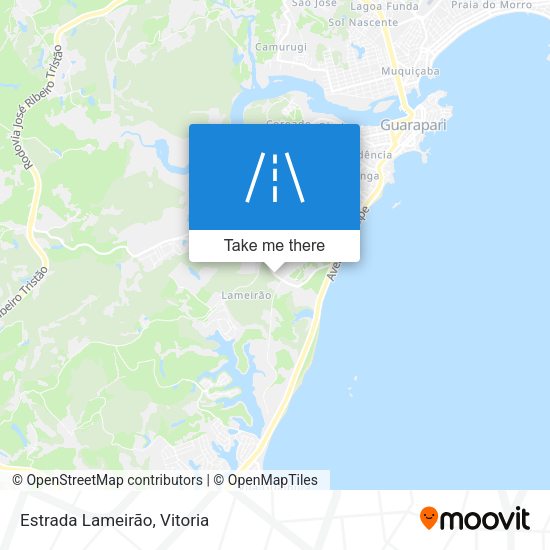 Estrada Lameirão map