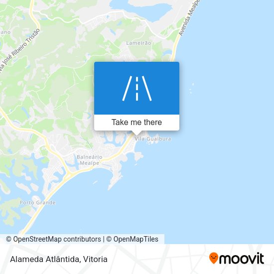 Alameda Atlântida map