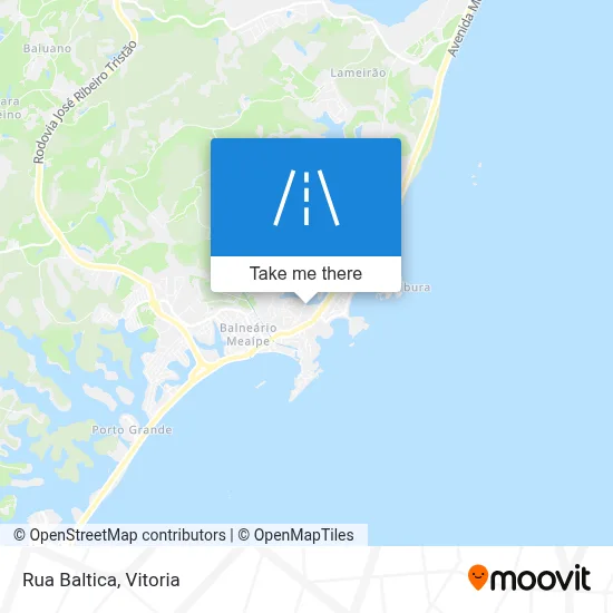Rua Baltica map