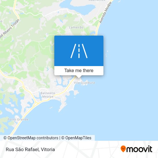 Rua São Rafael map