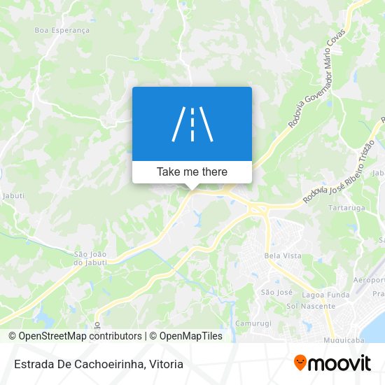 Estrada De Cachoeirinha map