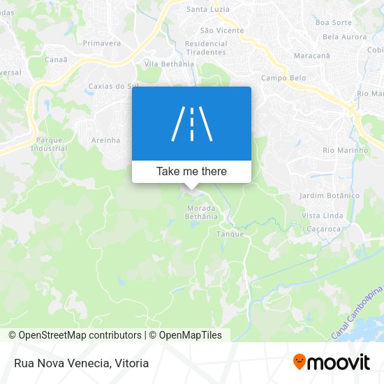 Rua Nova Venecia map