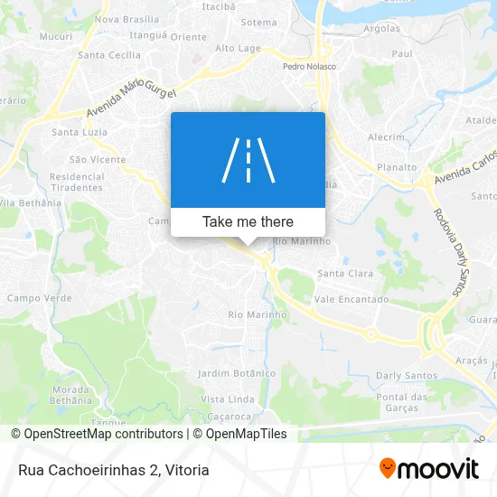 Rua Cachoeirinhas 2 map