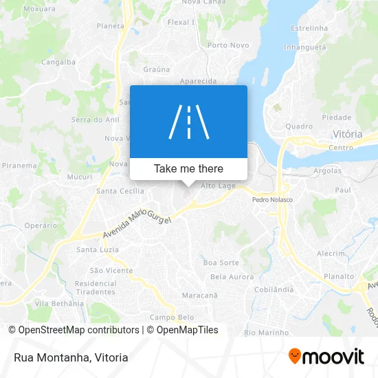 Rua Montanha map