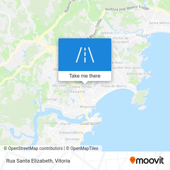 Rua Santa Elizabeth map