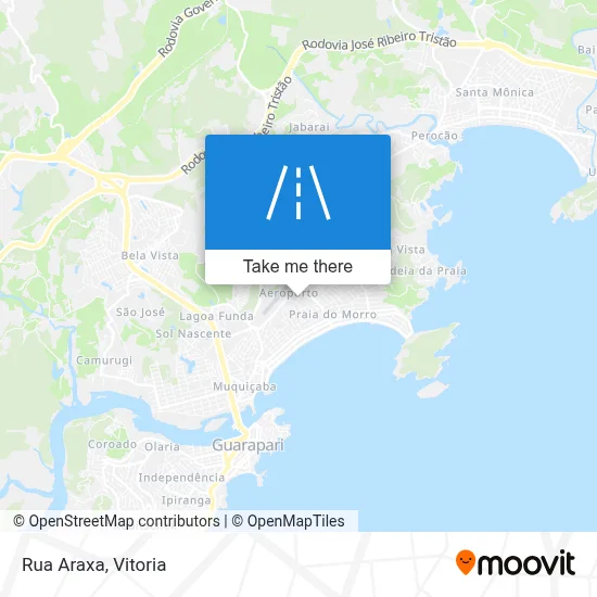 Rua Araxa map
