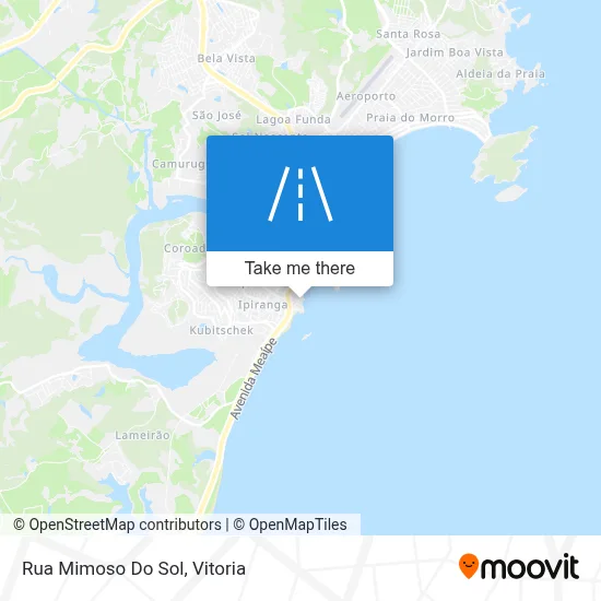 Rua Mimoso Do Sol map