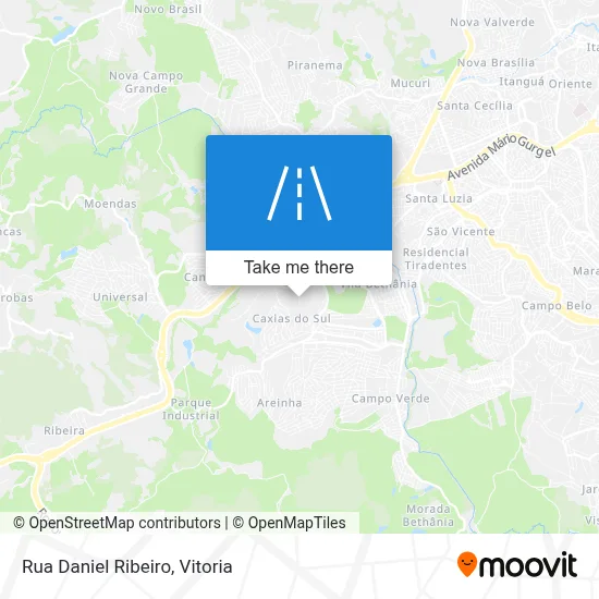 Rua Daniel Ribeiro map