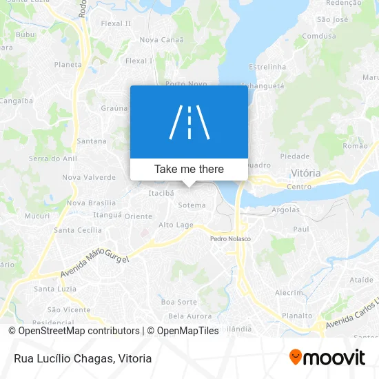 Rua Lucílio Chagas map