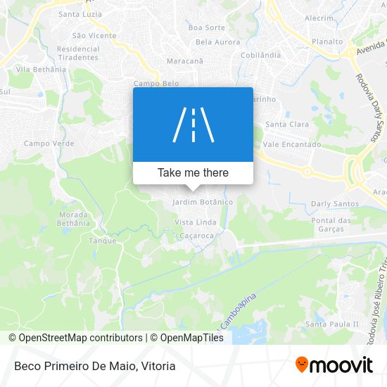Beco Primeiro De Maio map