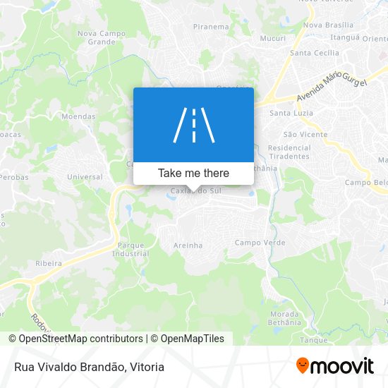 Rua Vivaldo Brandão map
