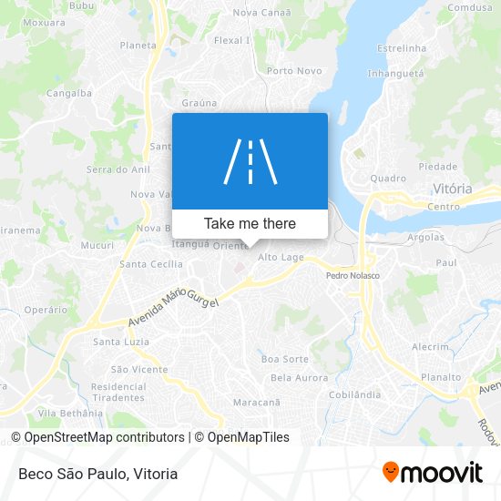 Beco São Paulo map