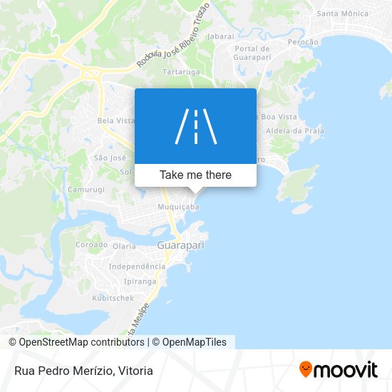 Rua Pedro Merízio map