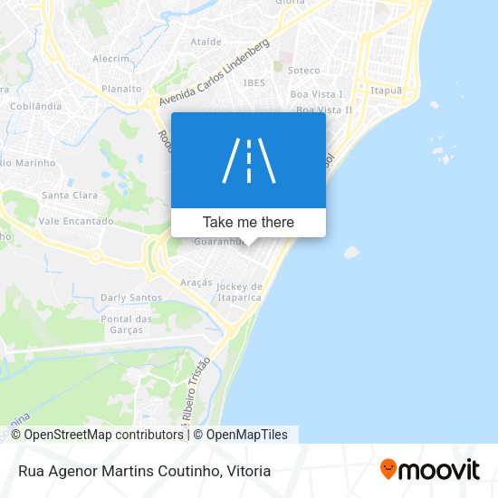 Rua Agenor Martins Coutinho map