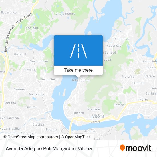 Avenida Adelpho Poli Monjardim map