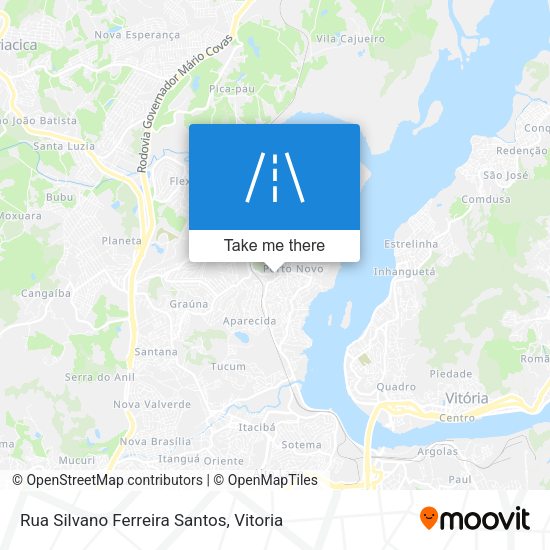 Rua Silvano Ferreira Santos map