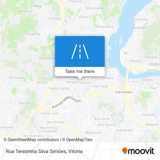 Rua Terezinha Silva Simões map