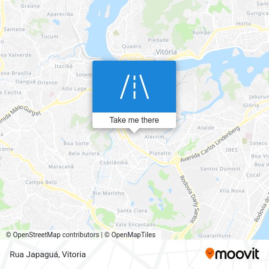 Rua Japaguá map
