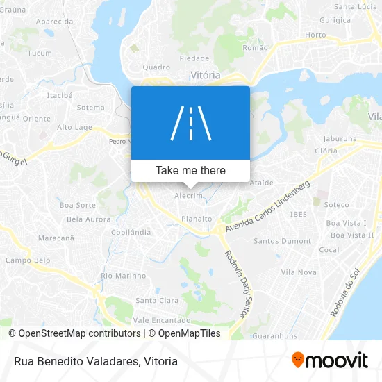 Rua Benedito Valadares map
