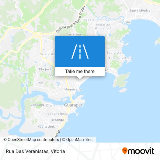 Rua Das Veranistas map