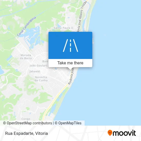 Rua Espadarte map
