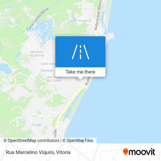 Rua Marcelino Viquini map